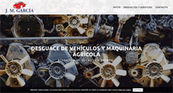 Desktop Screenshot of desguacejmgarcia.com